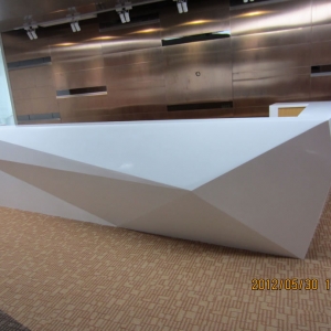 Multilateral artificial stone service desk