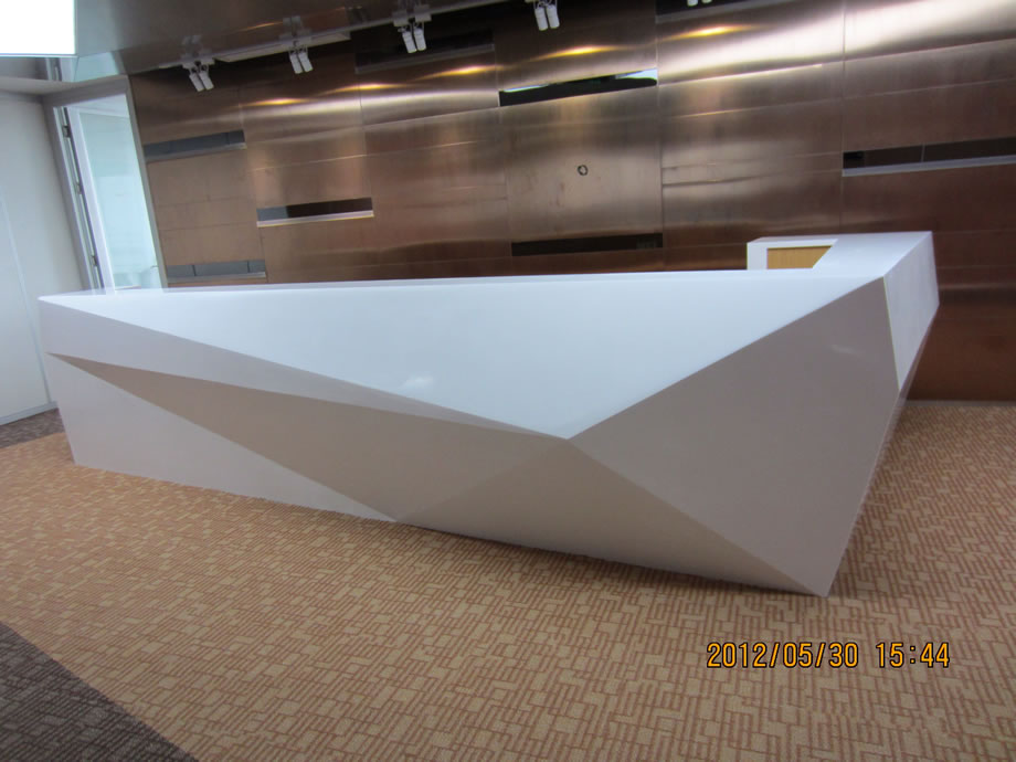 Multilateral artificial stone service desk