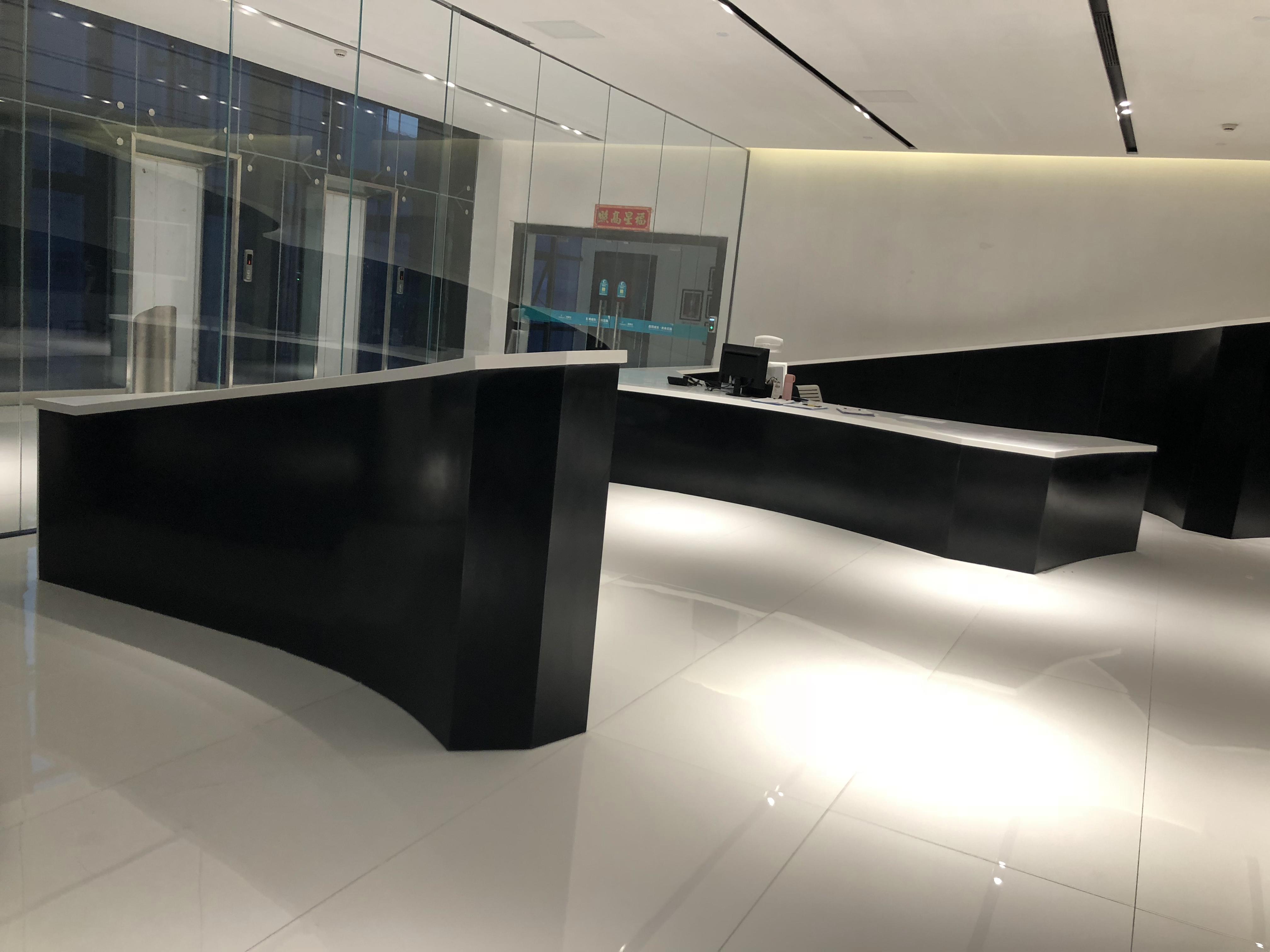 纯黑色人造石墙面