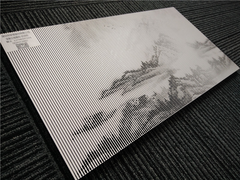 抗倍特雕刻山水画工艺