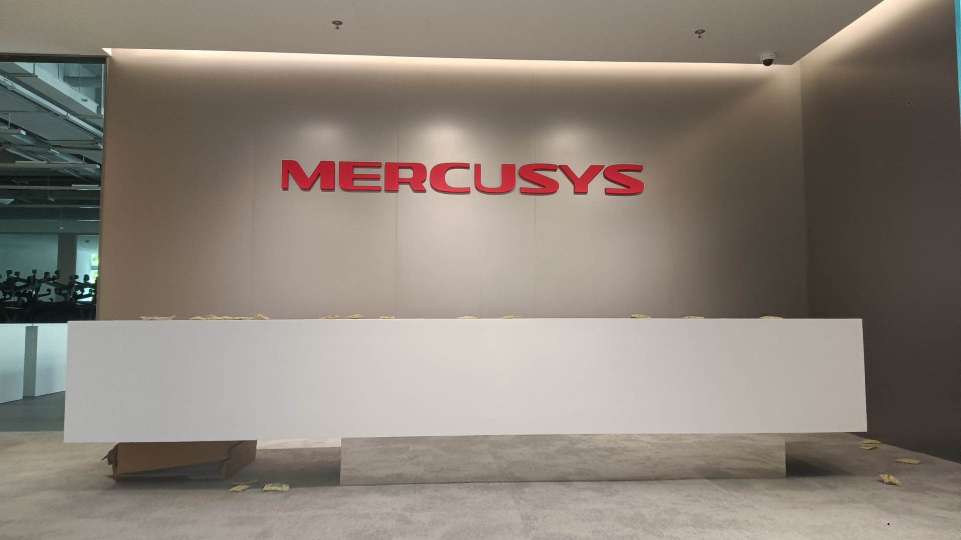 高端企业大堂办公接待台