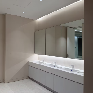 纯白色人造石一体盆